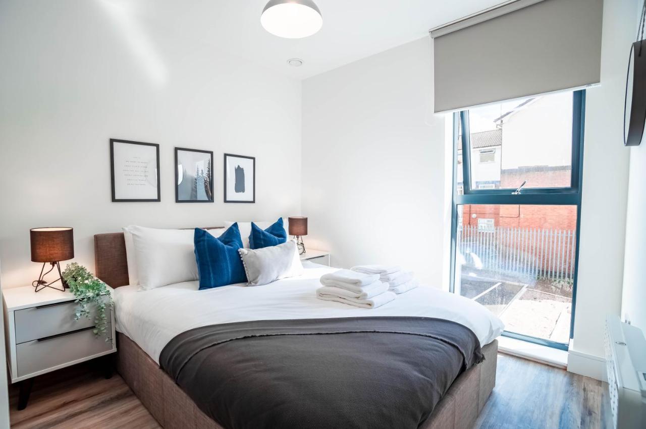 Luxe Interchange Apartment Near Old Trafford - Media City - The Quays Mánchester Exterior foto